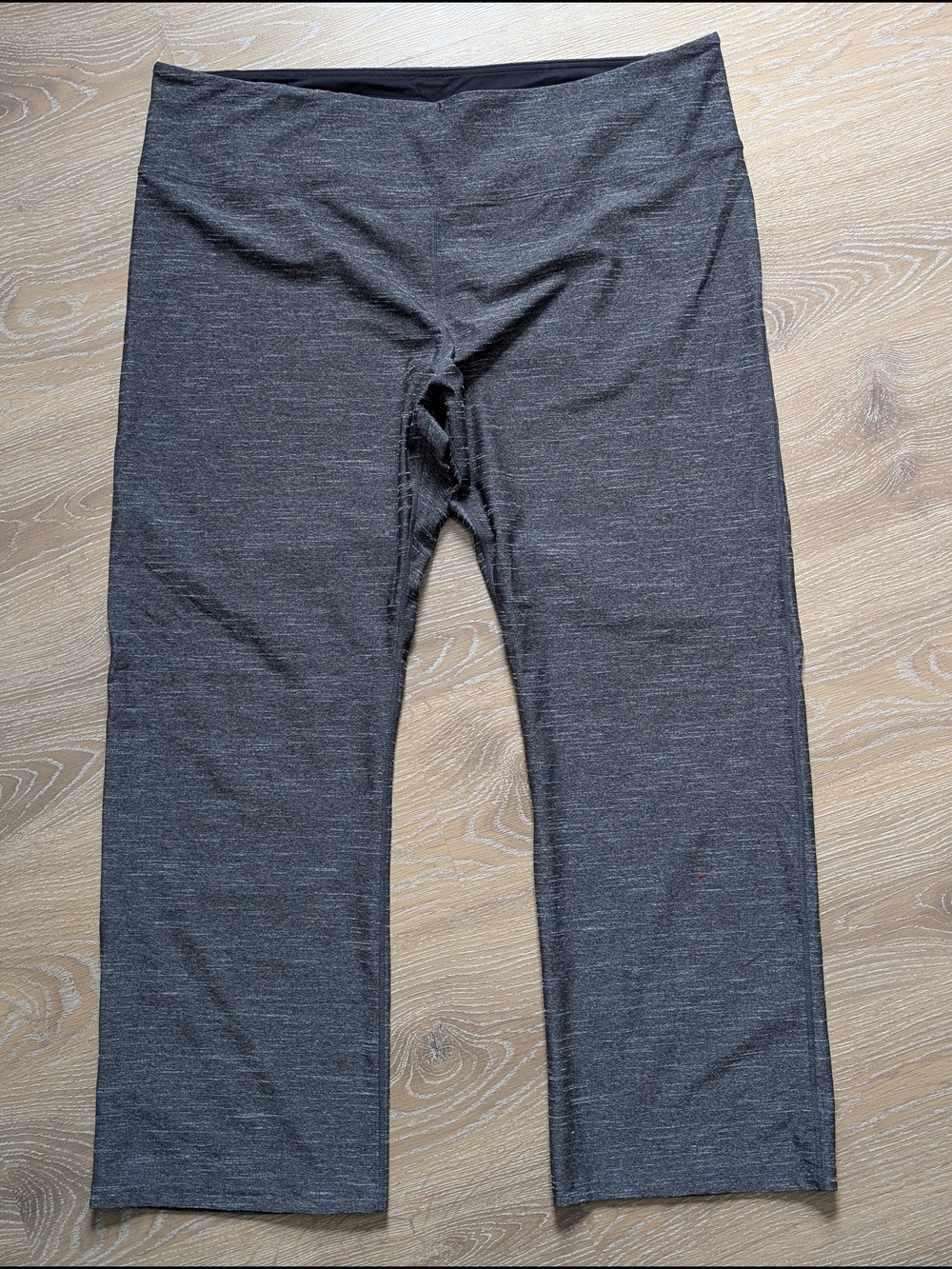 Tuff Athletics Women's Heathered‎ Gray Wide Leg YogaPants